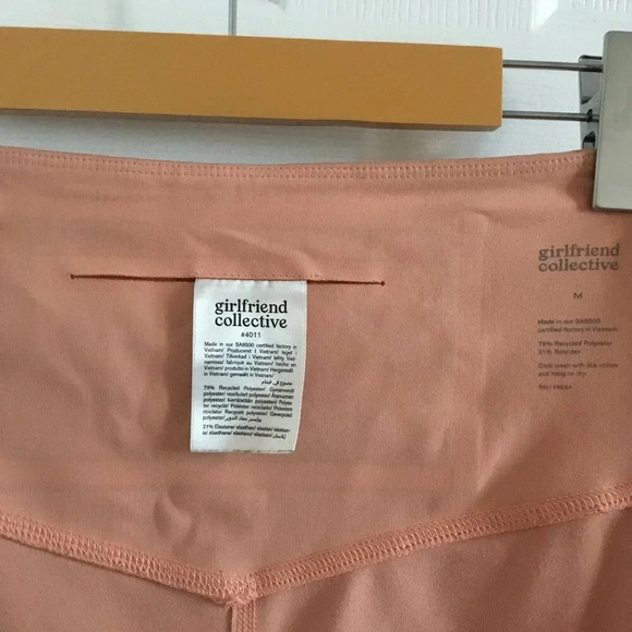 Girlfriend Collective High-Rise Bike  Short SZ M - Picture 3 of 5